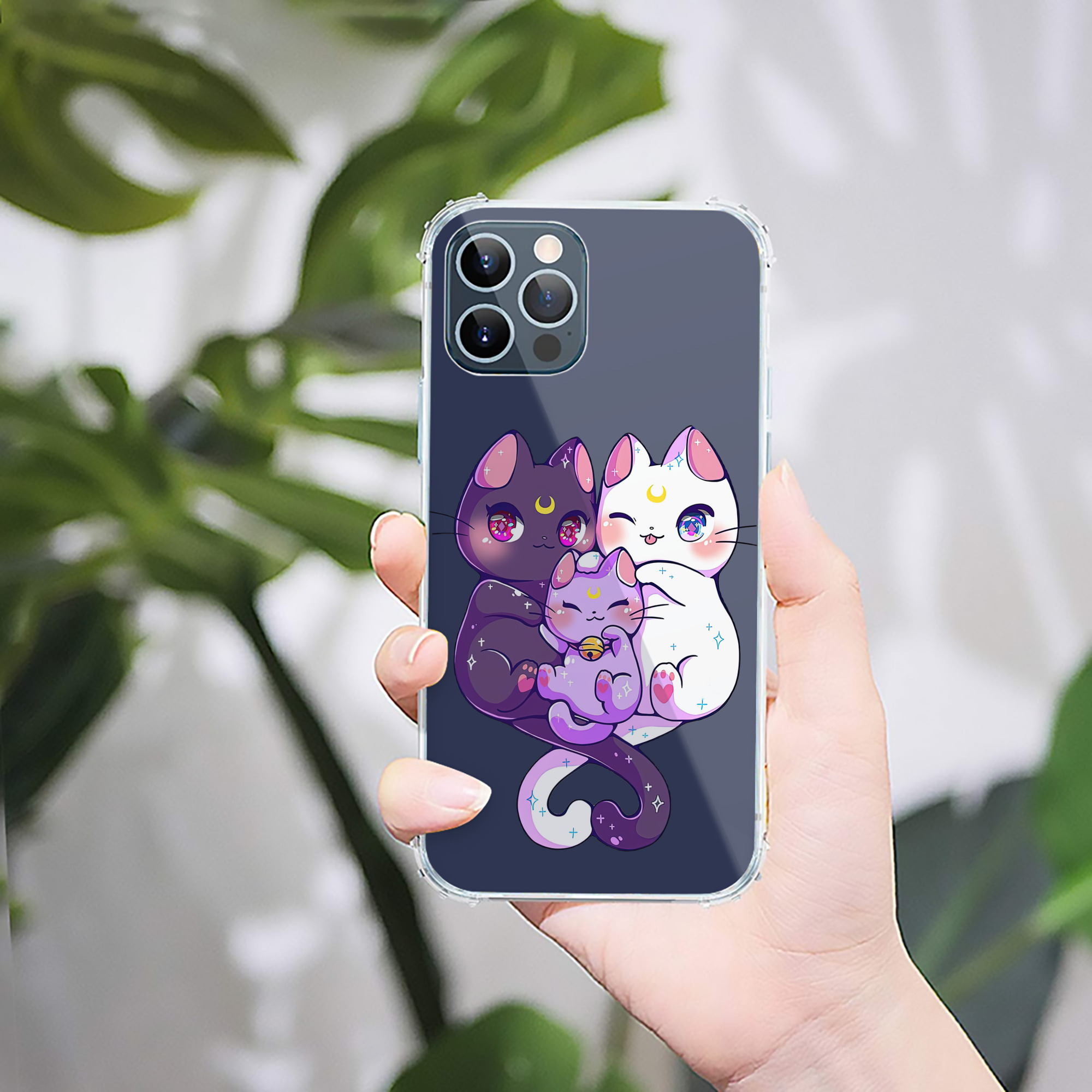 （画像用） 美少女戦士セーラームーン Sailor Moon 【iPhone 12シリーズ対応】透明スマホケース（クリアソフトケース）